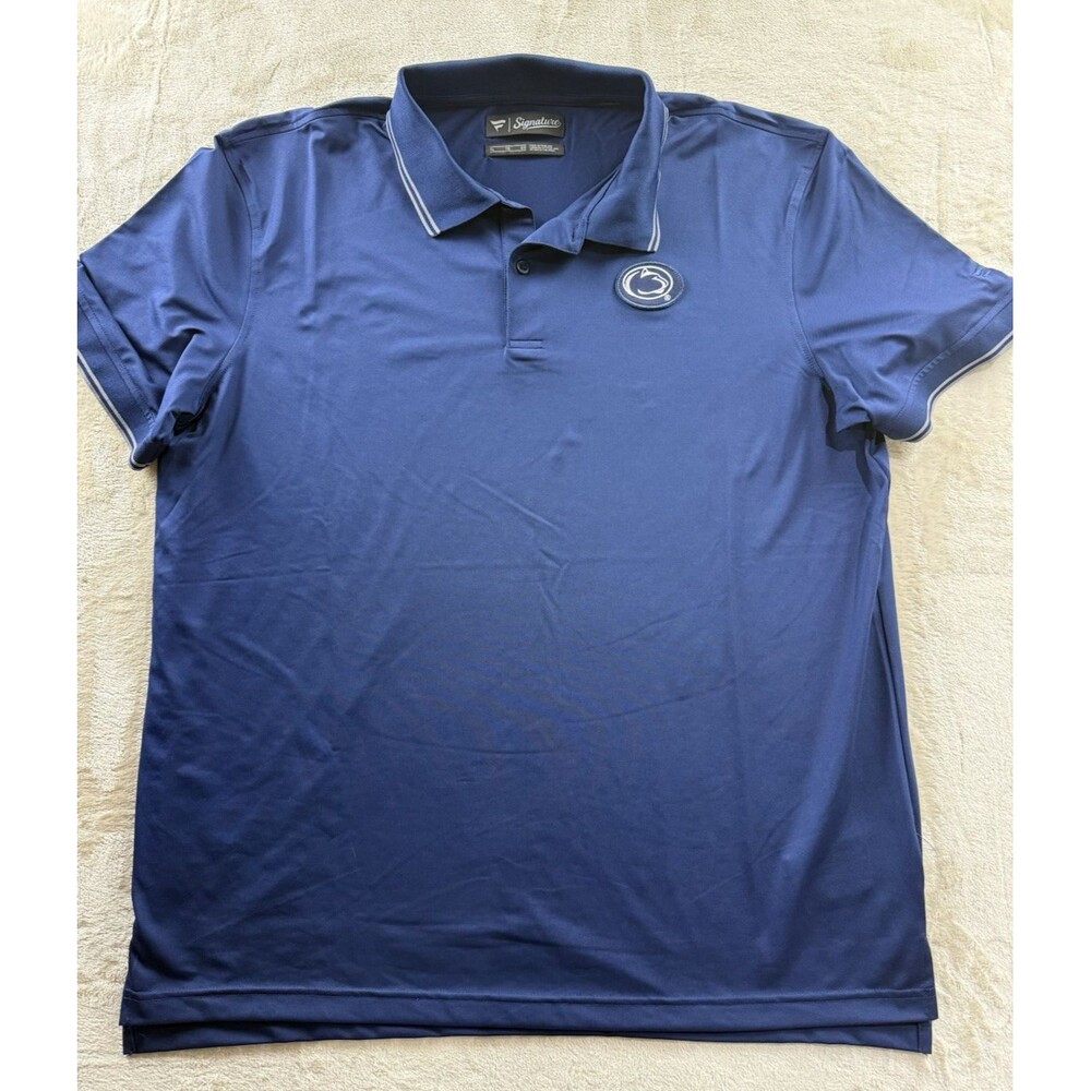 Penn State Nittany Lions Polo Shirt Fanatics Signature Collection Size XL Navy